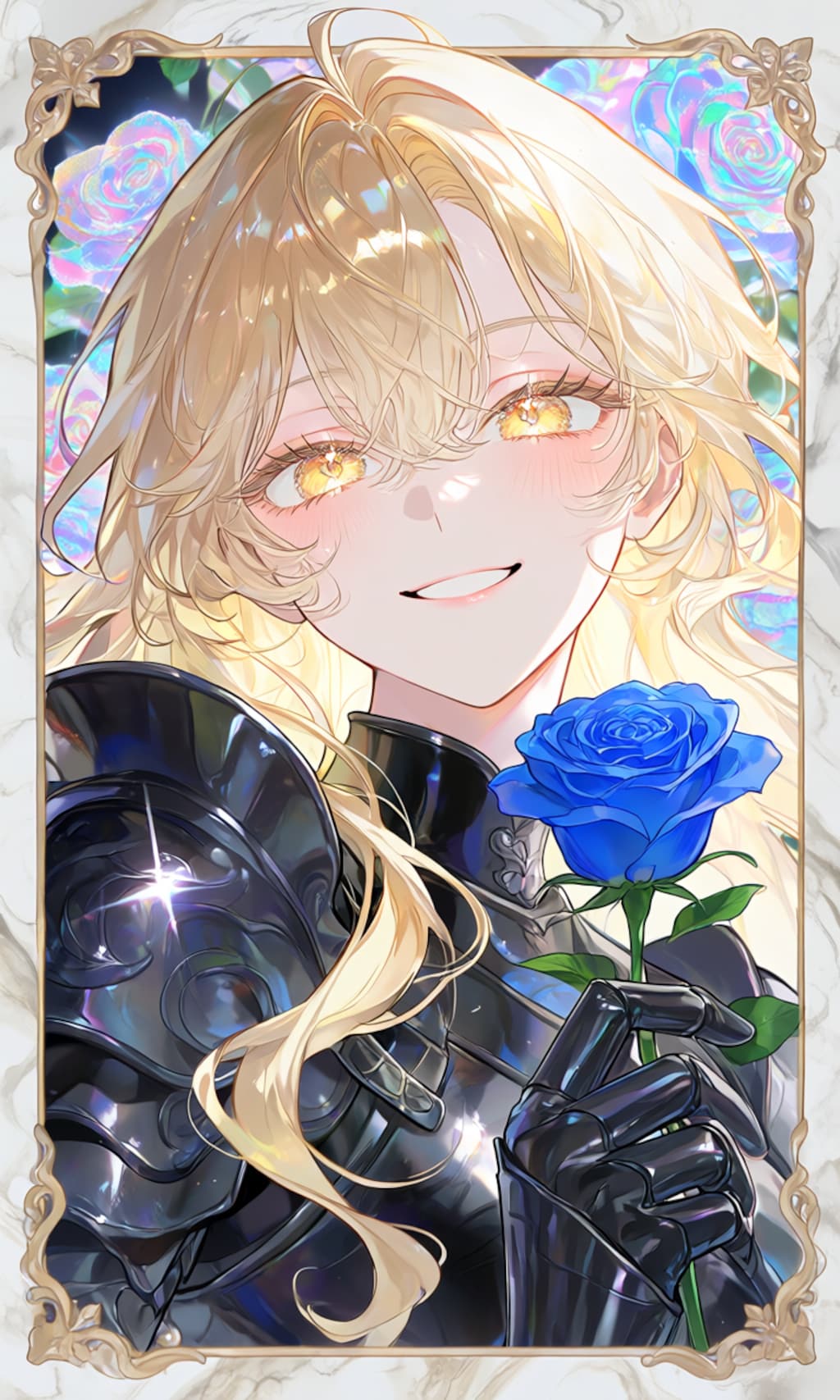 【偽ブロンドの女騎士さん】少女漫画風