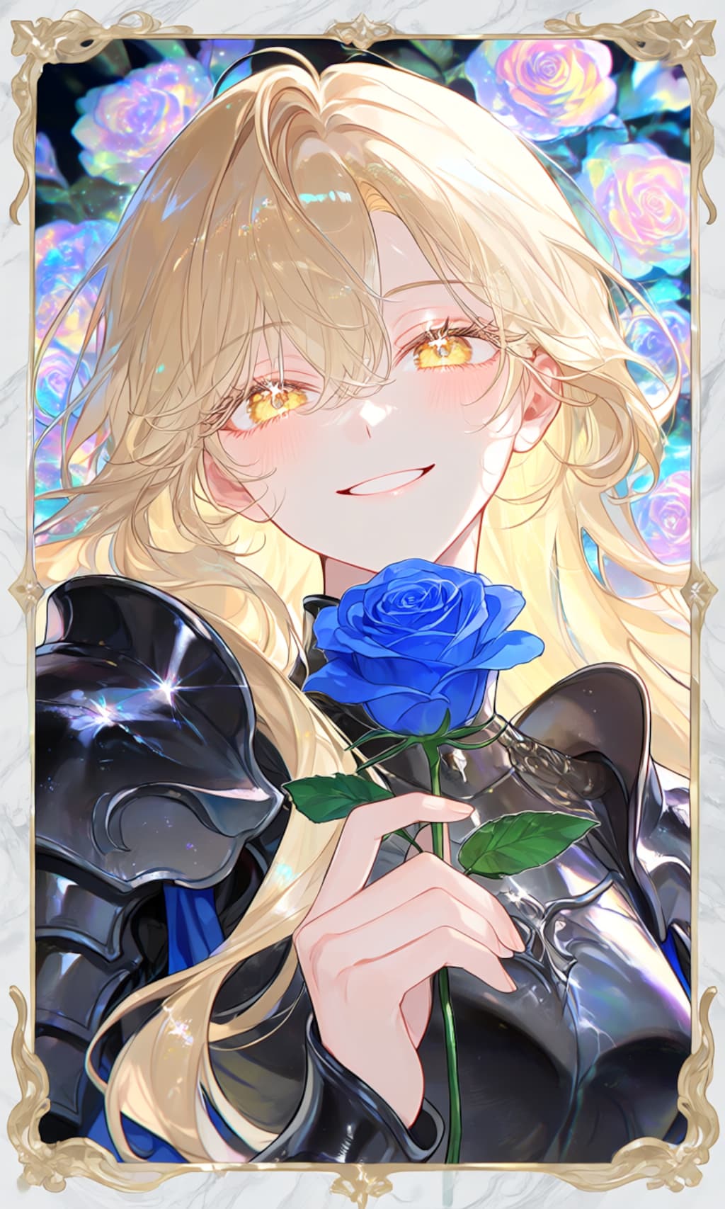 【偽ブロンドの女騎士さん】少女漫画風