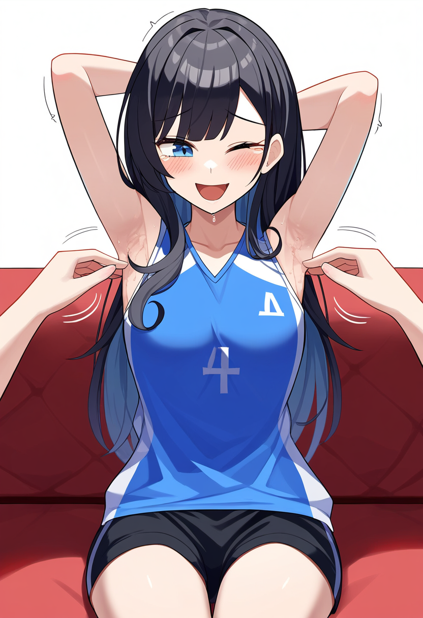 「GWずっと引きこもってるってことはくすぐり放題ってことね！」「なにを言ってるの！そんな訳ないでしょ！あはははははははは」