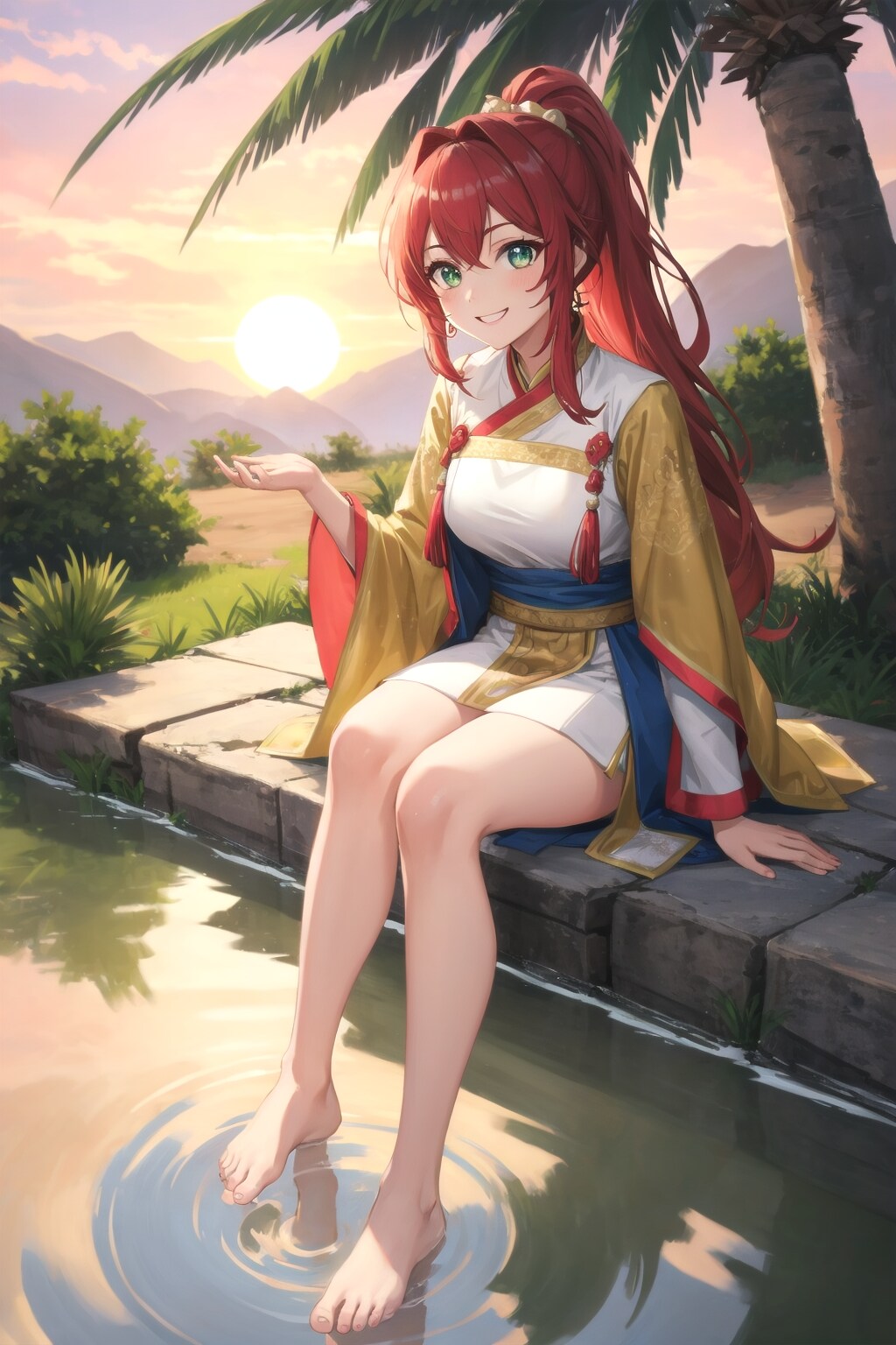 シルクロードのオアシス