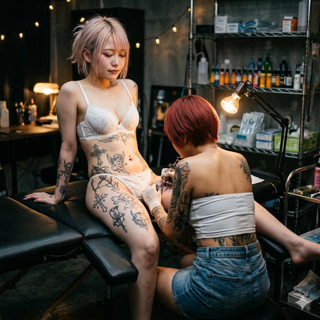 tattoo美女