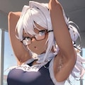スク水脇毛の女の子 6枚目