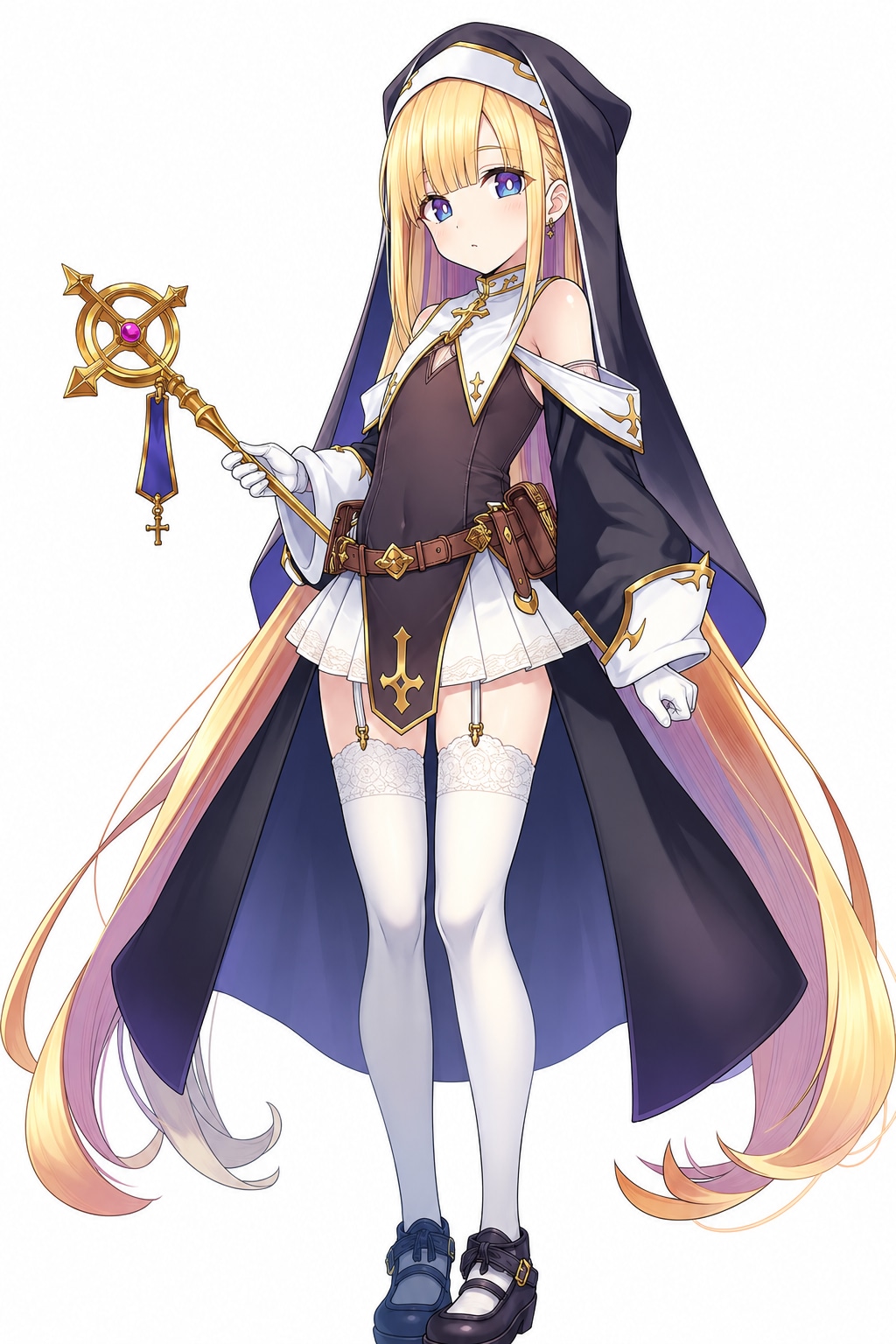 シスター風な魔法少女服