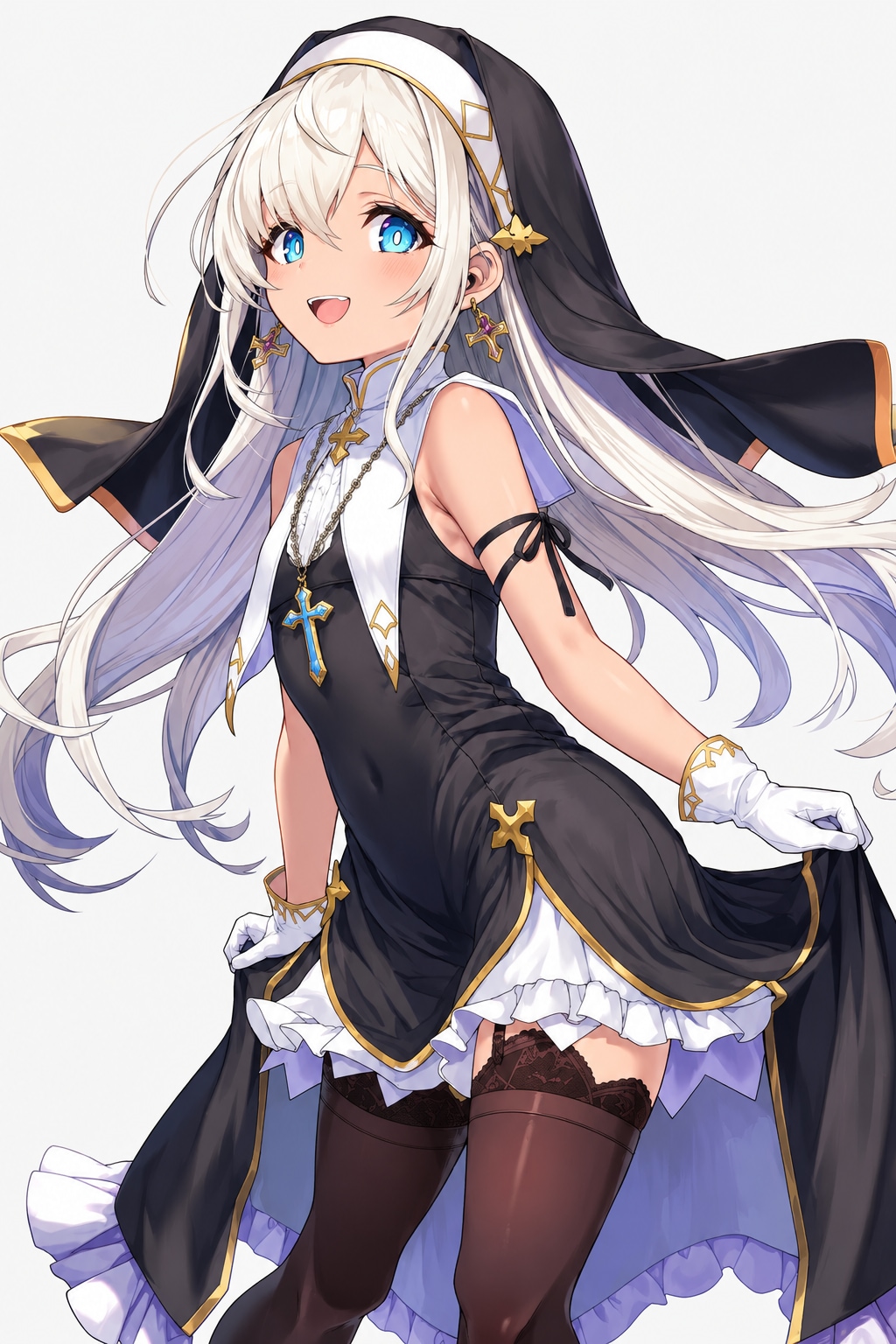 シスター風な魔法少女服