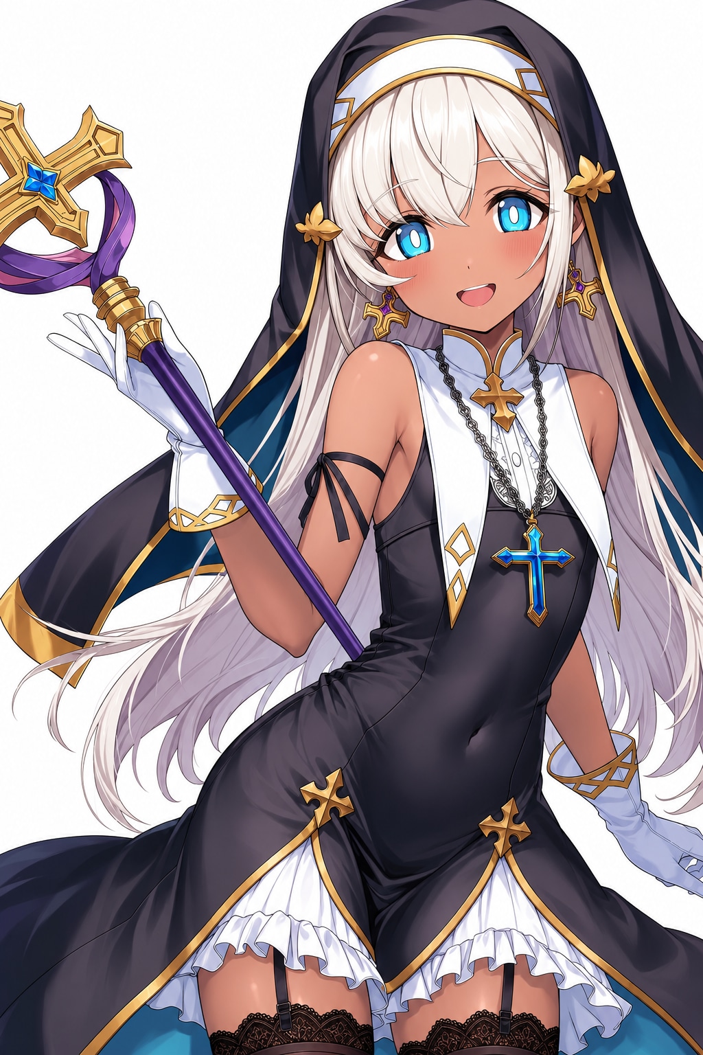 シスター風な魔法少女服