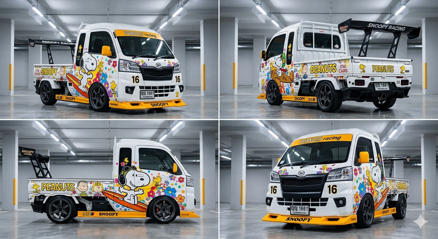 スヌーピーハイゼットジャンボ