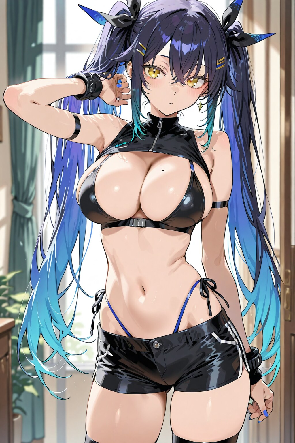シームレス ハイレグ ショーツ Tバック