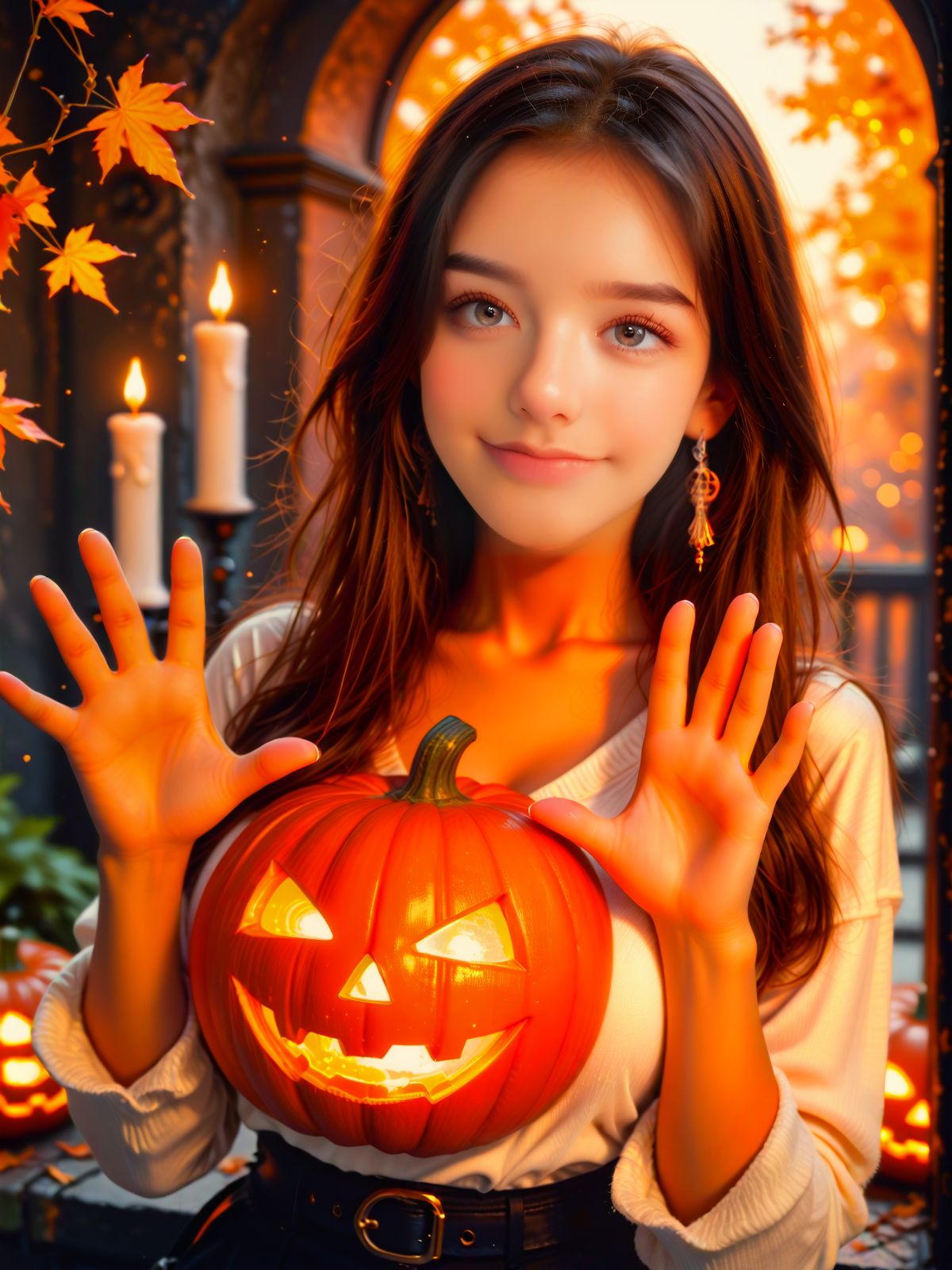 ハロウィンなかぼちゃ企画参加投稿 | の人気AIイラスト・グラビア