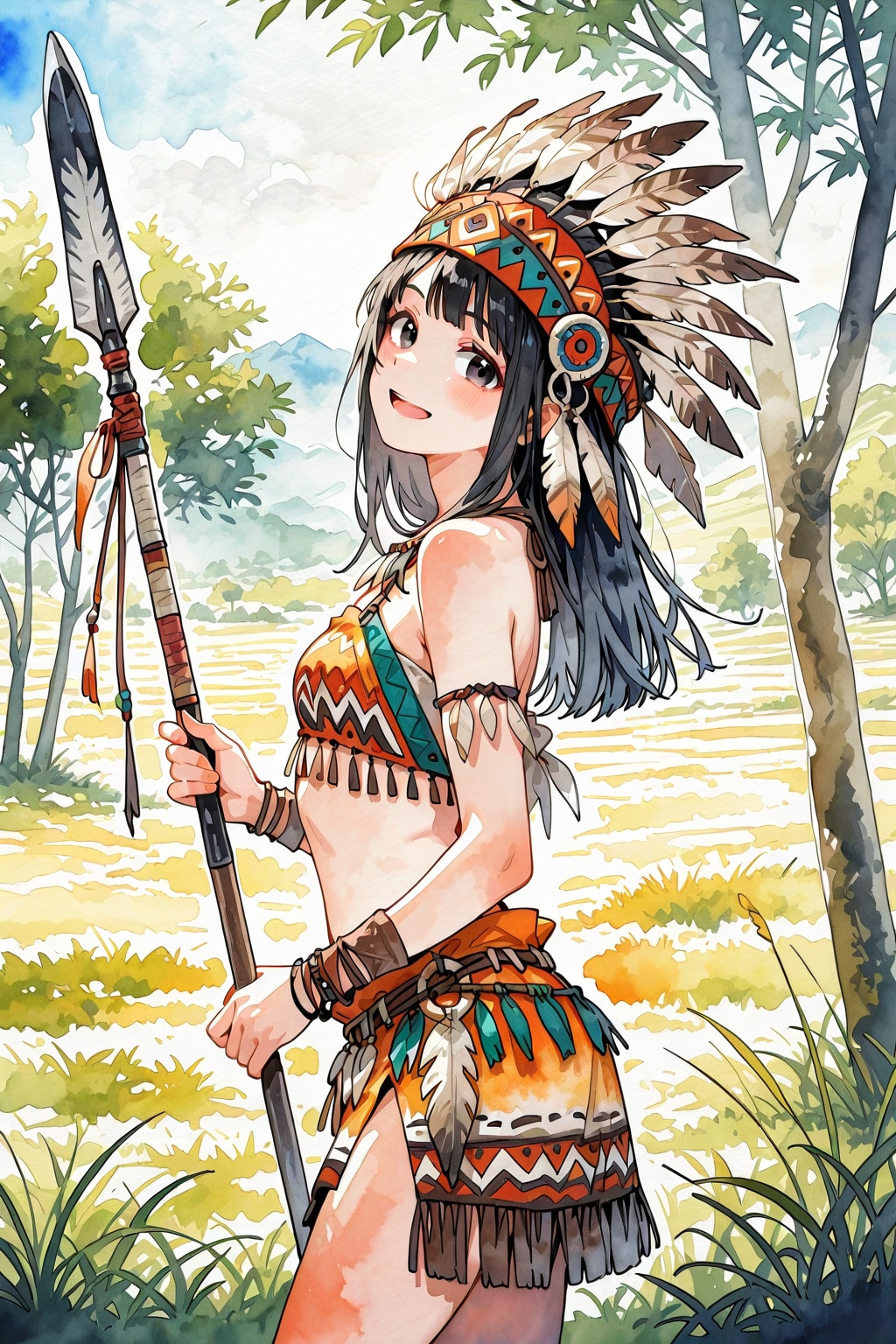大草原の空の下７４