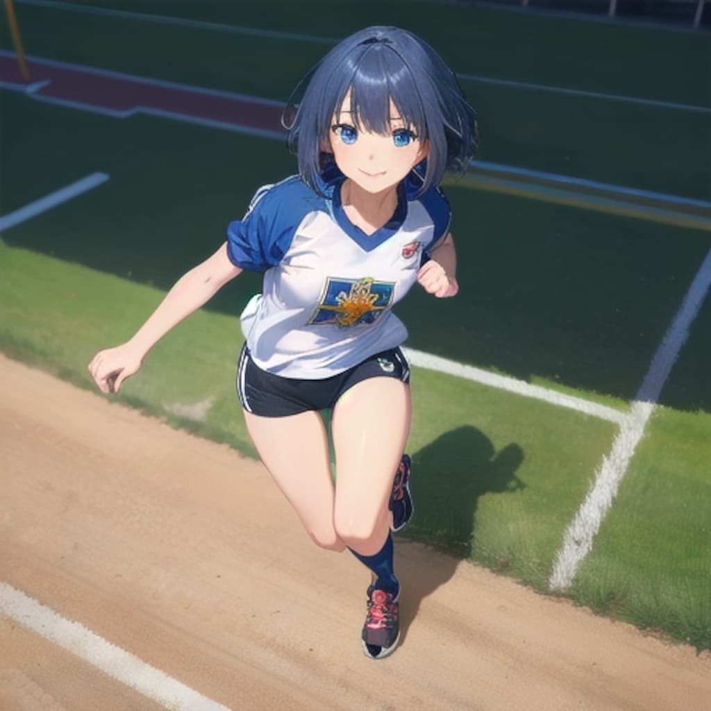 青髪ボブちゃんに交代