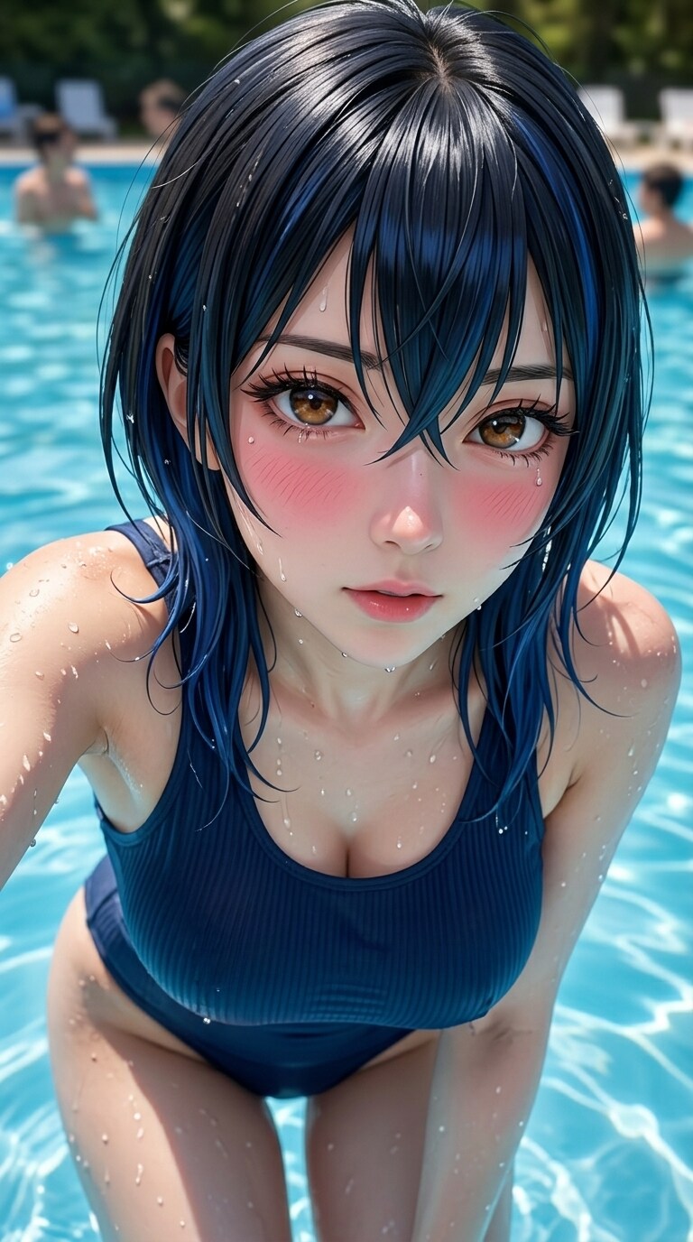 ジロジロ、見るなぁ♥