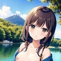 ゆるキャン△ 富士山はだかキャンプ（各務原なでしこ）（志摩リン）（ほか美少女） 6枚目