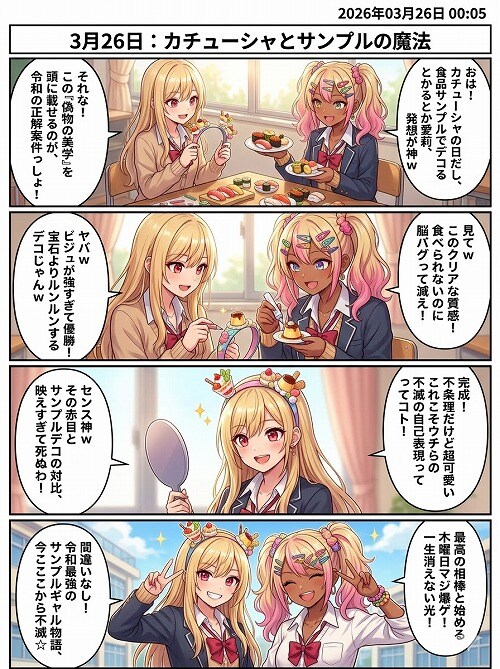 毎日漫画2026/3/26分 | の人気AIイラスト・グラビア