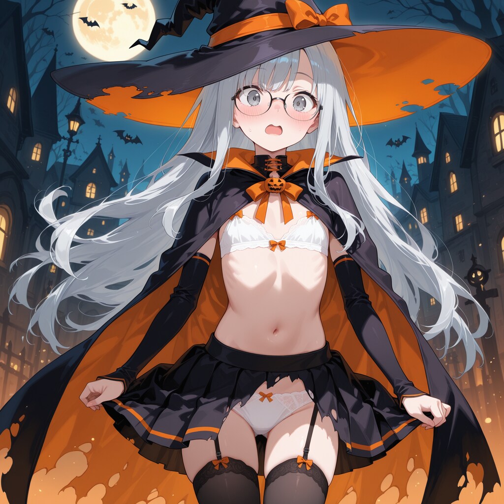服が破れたり脱がされたりするイタズラをされる栞ちゃん