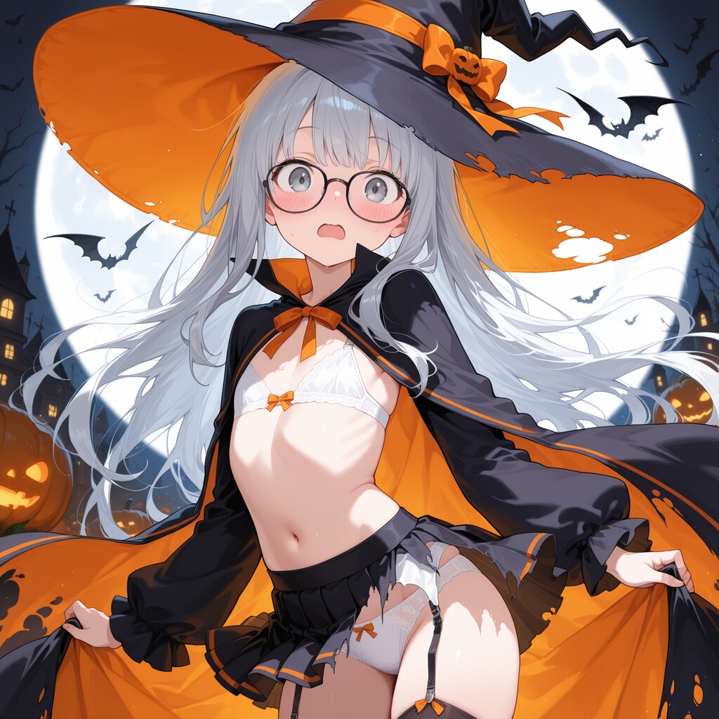 服が破れたり脱がされたりするイタズラをされる栞ちゃん