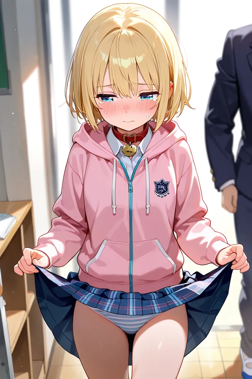 はやくパンツ見せろと言われて素直に従うクラスメイト