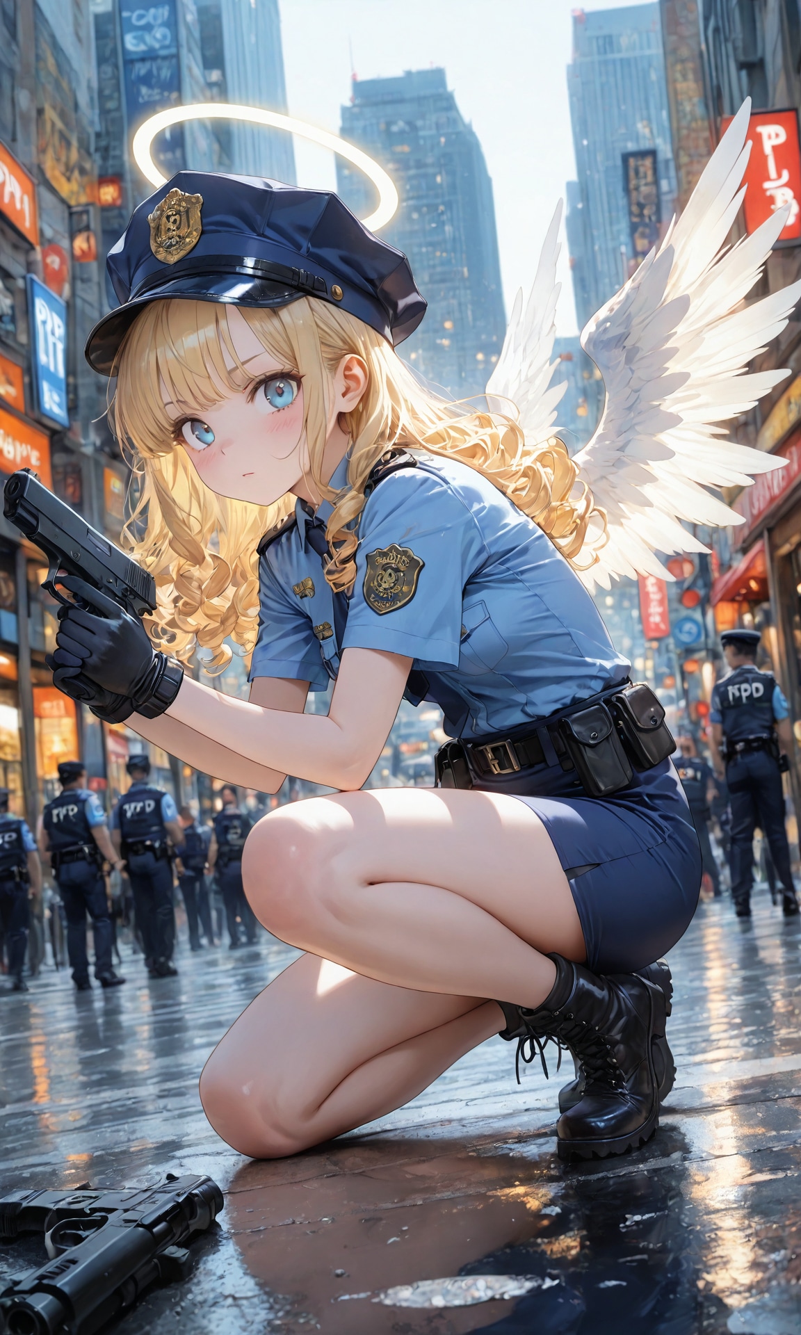 ミラちゃん、NY市警に勤める | の人気AIイラスト・グラビア