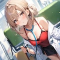 (782HQ)茶髪ちゃん白衣I２I 2枚目