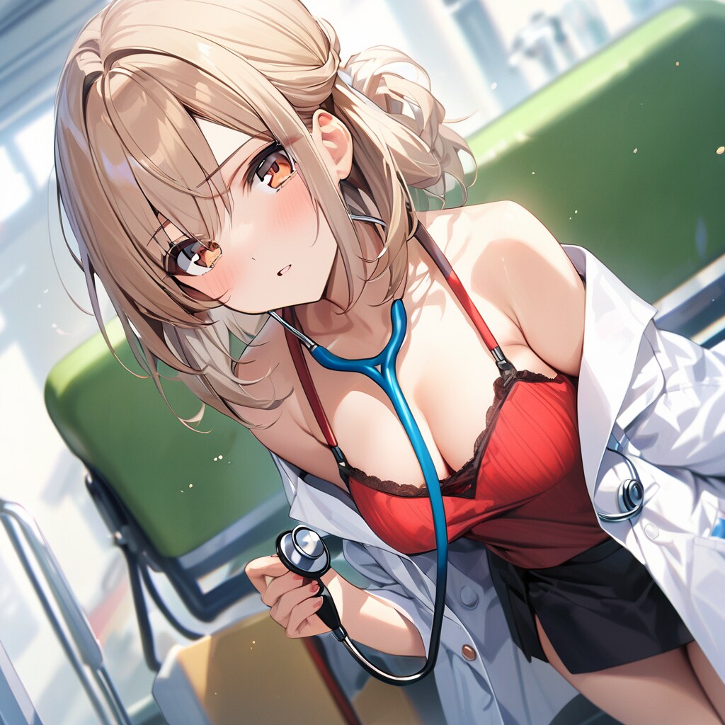 (782HQ)茶髪ちゃん白衣I２I