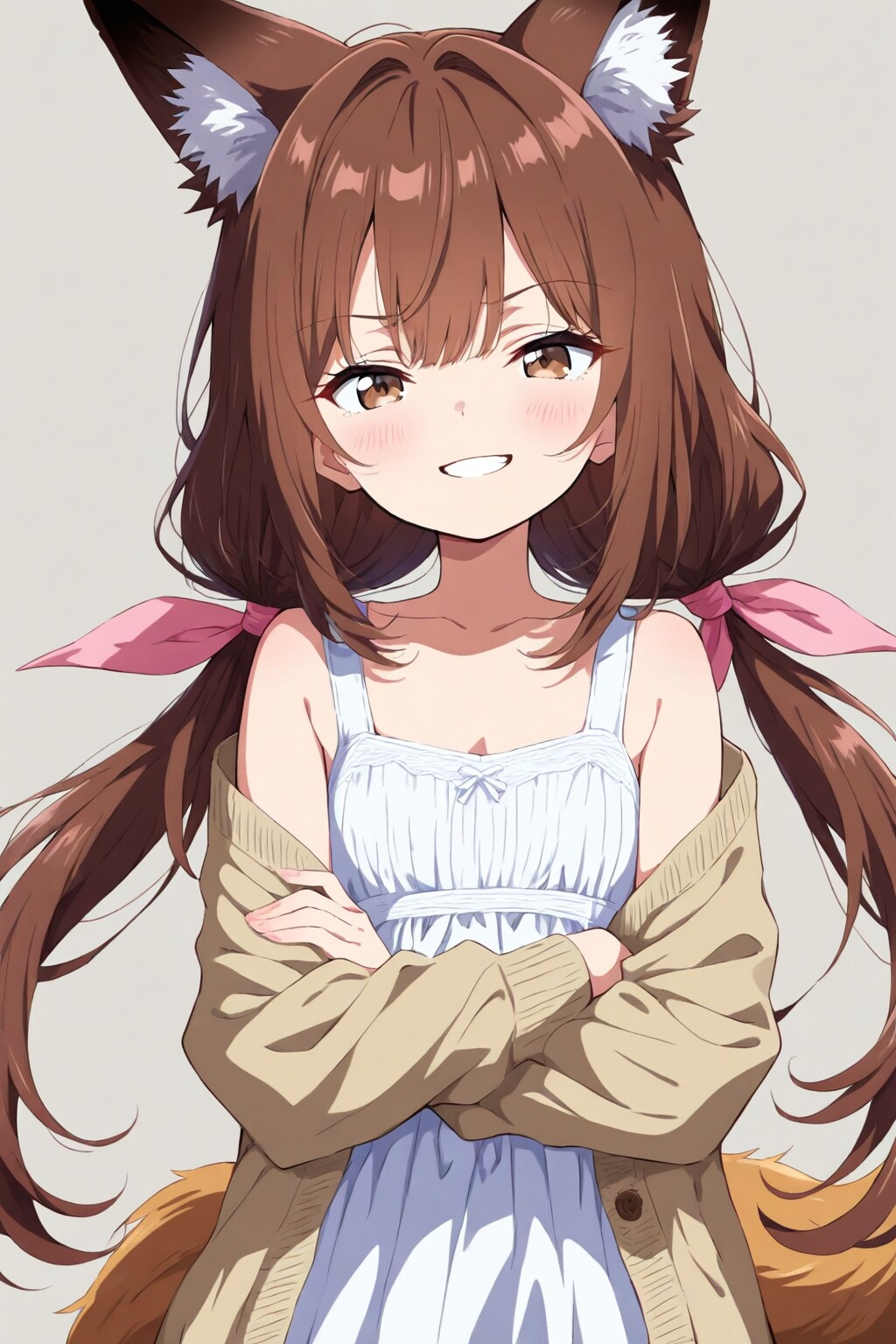 妖狐ちゃんポートレート４　ドヤ顔 | の人気AIイラスト・グラビア