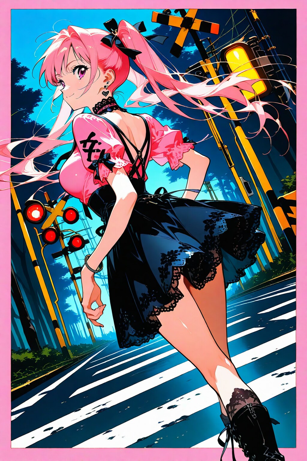 信号が青になる前に