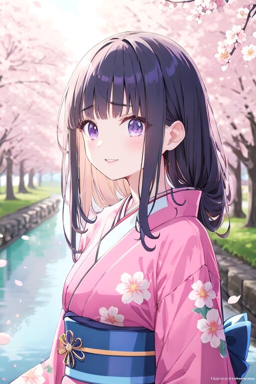 和装女子