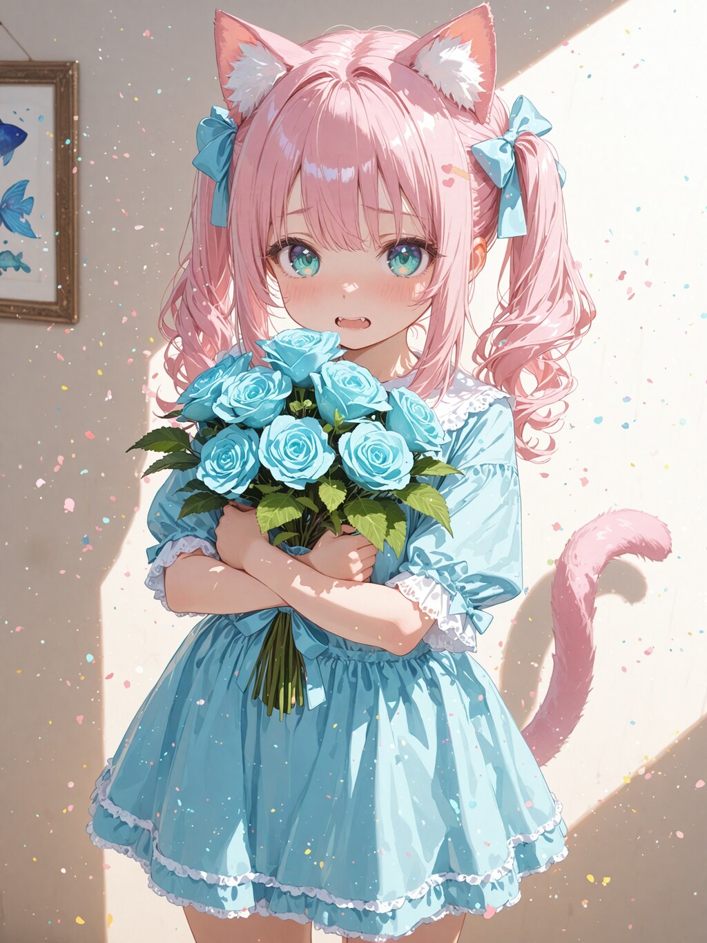 花束を(強引に)頂きました！