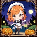メイドとハロウィンの魔法時間 2枚目