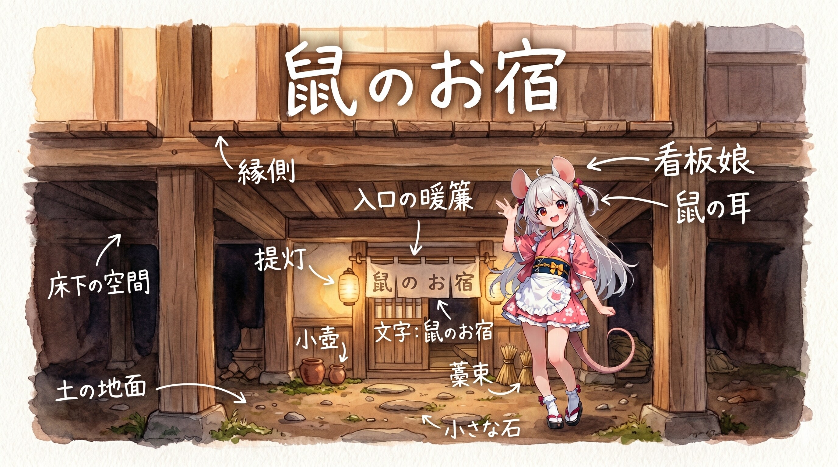 鼠のお宿