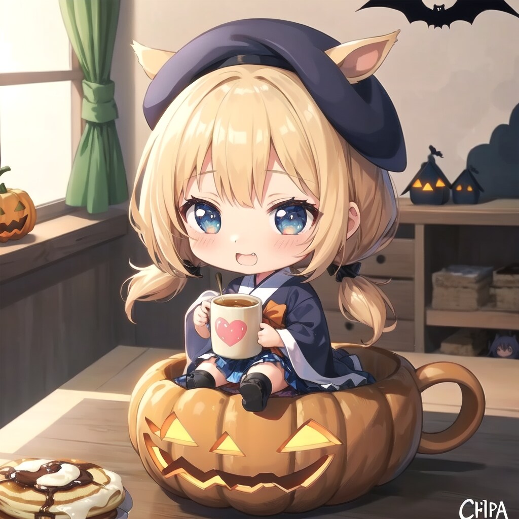 V4B_ハロウィンをするぞ-♪。 | の人気AIイラスト・グラビア