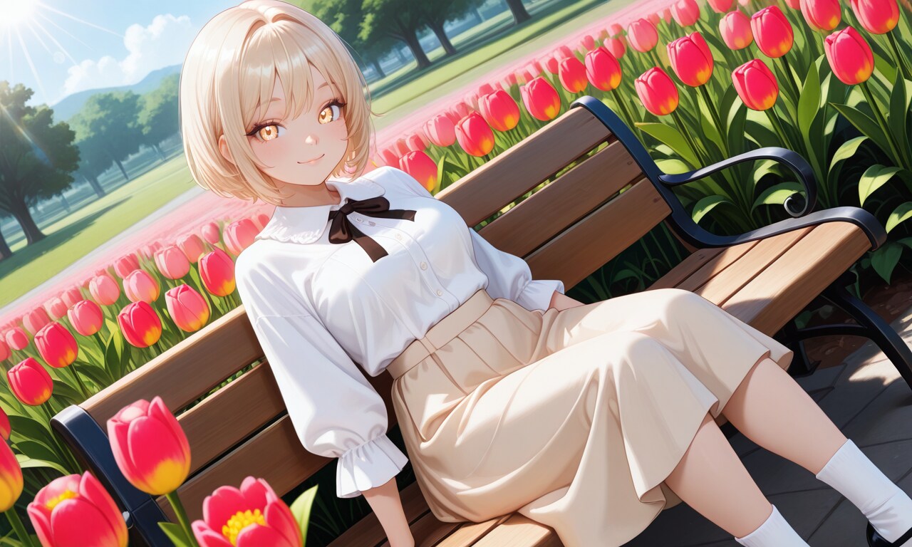 春の花は