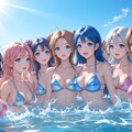 夏の海の君達 4枚目
