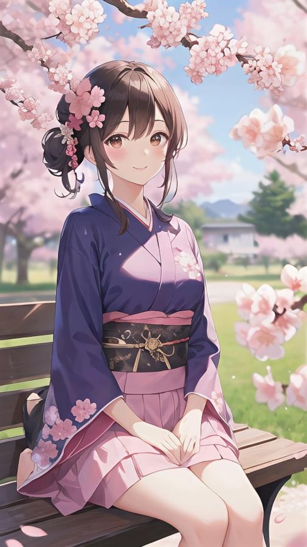 着物姿のお姉さん