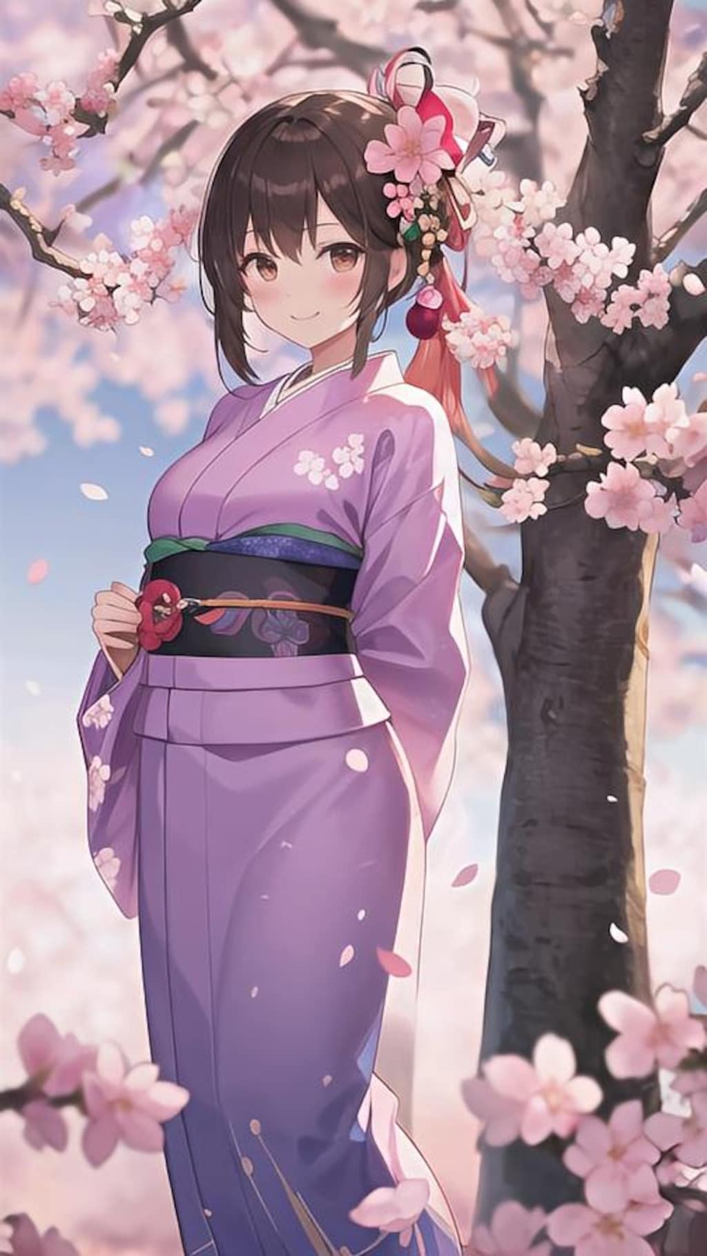 着物姿のお姉さん