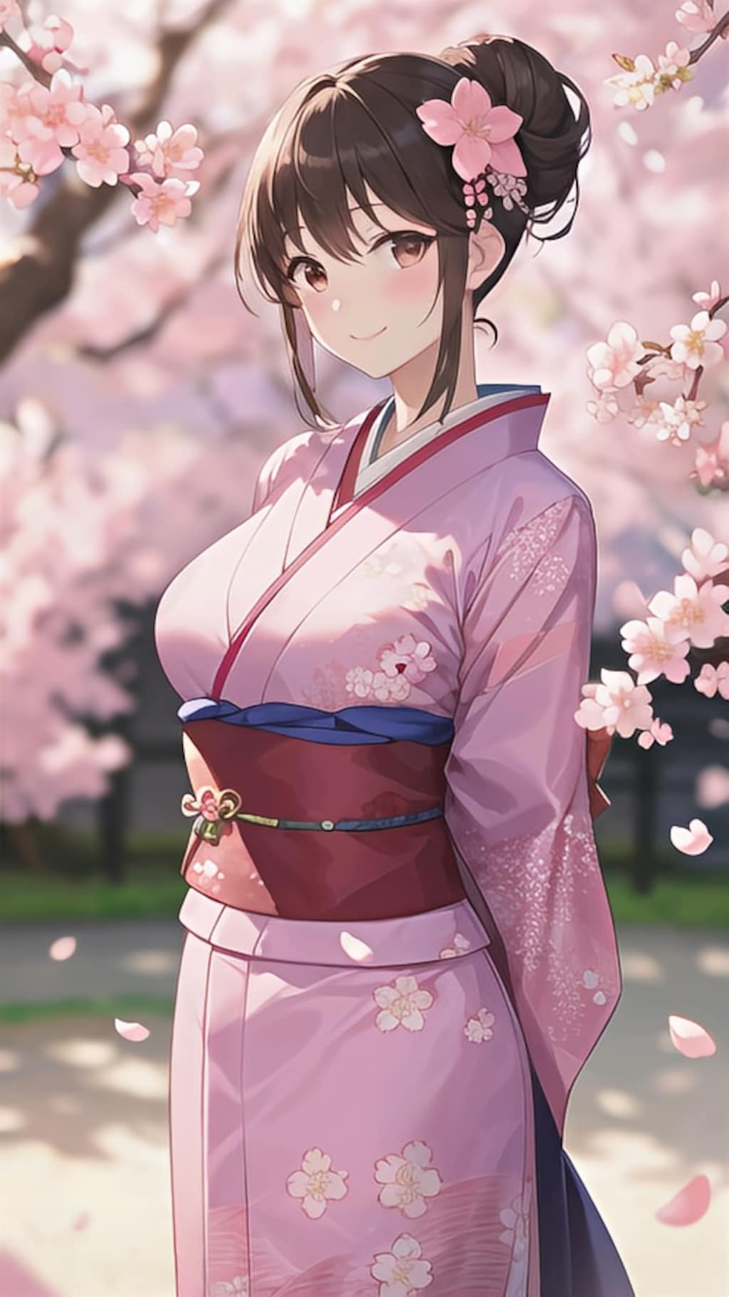 着物姿のお姉さん