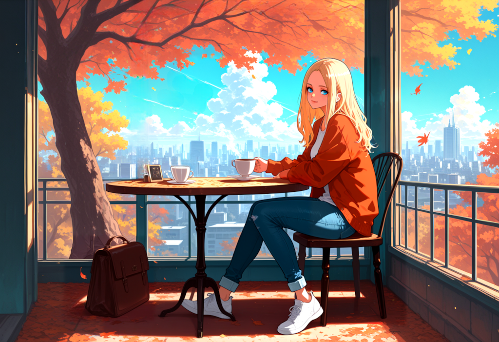 秋は待ち合わせ