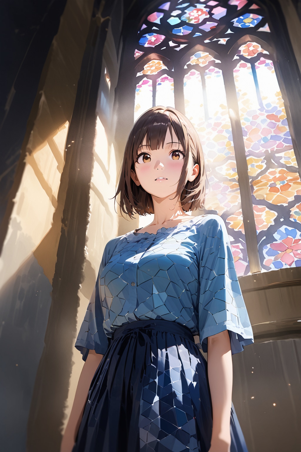 stained glass pattern MIRAGE | の人気AIイラスト・グラビア