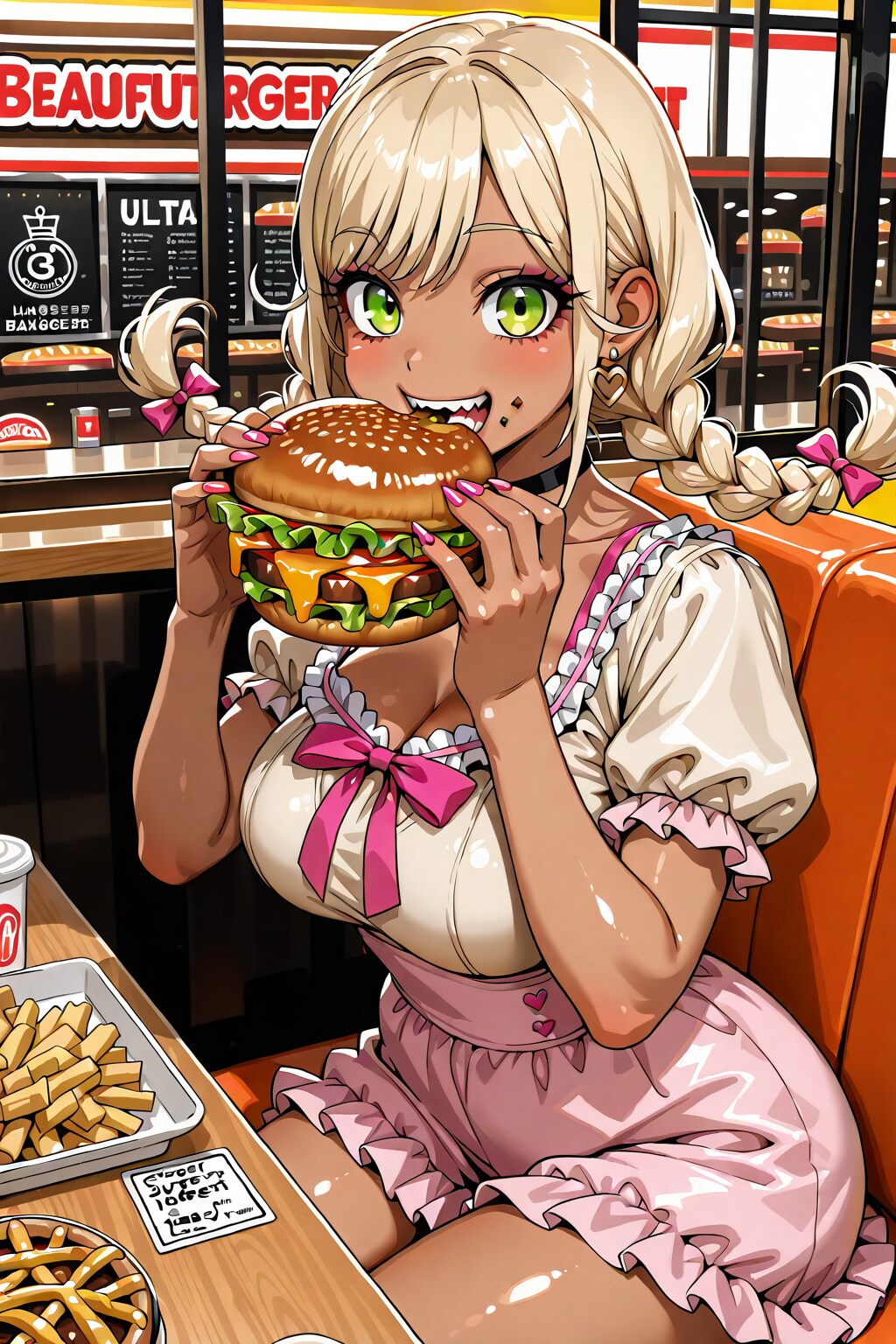 だ、だって美味しいんだもの！ニコニコしてないでお前も食べろって！