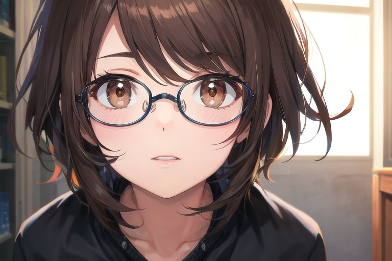 メガネの女性そのはち | の人気AIイラスト・グラビア