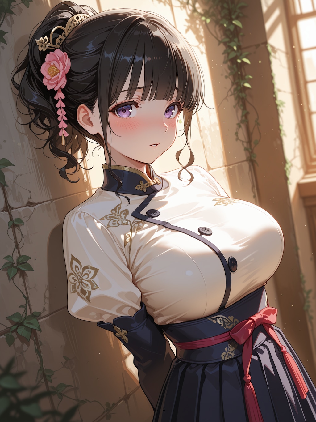 藤の花咲く古い洋館で