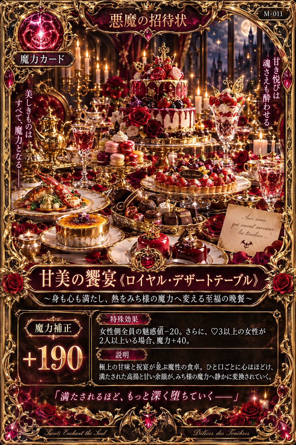 『悪魔の招待状』魅惑カード