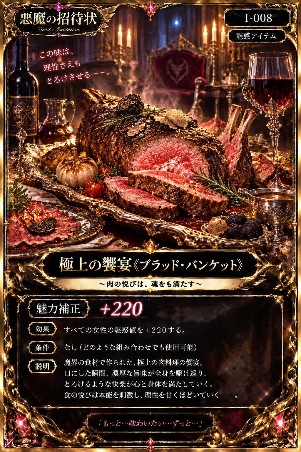 『悪魔の招待状』魅惑カード