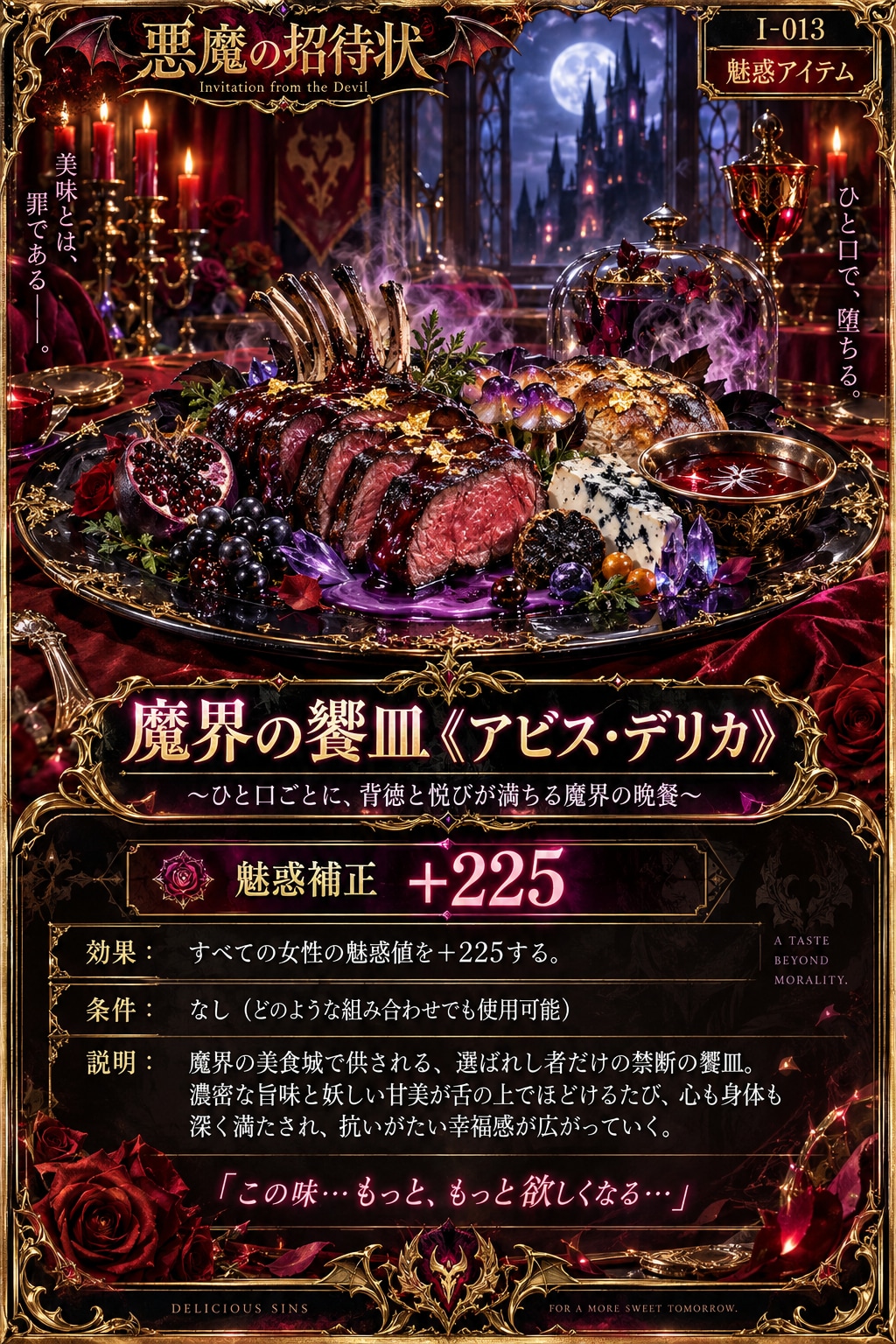 『悪魔の招待状』魅惑カード