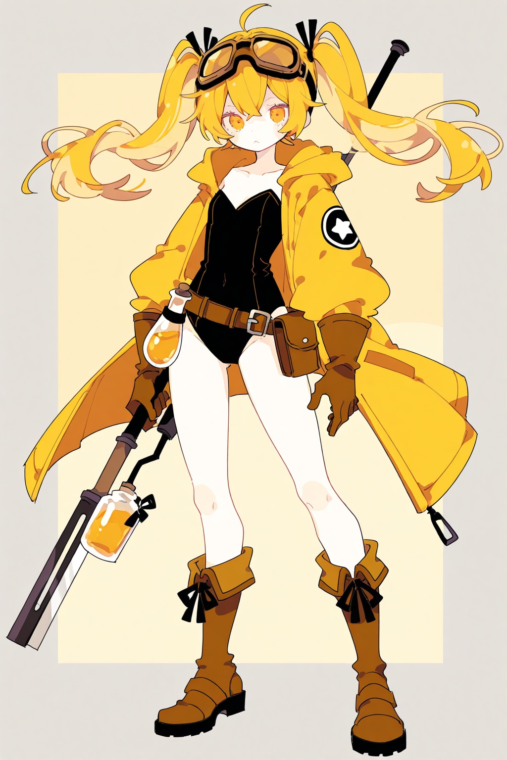 蜂蜜のツインテールっ子