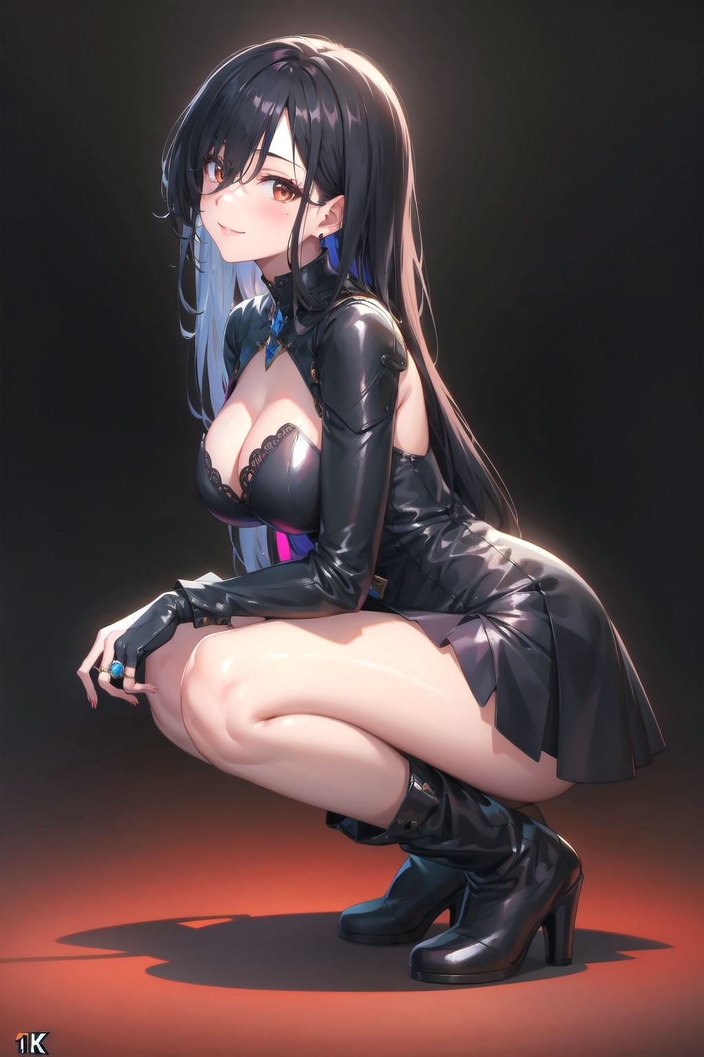 黒服の香苗さん