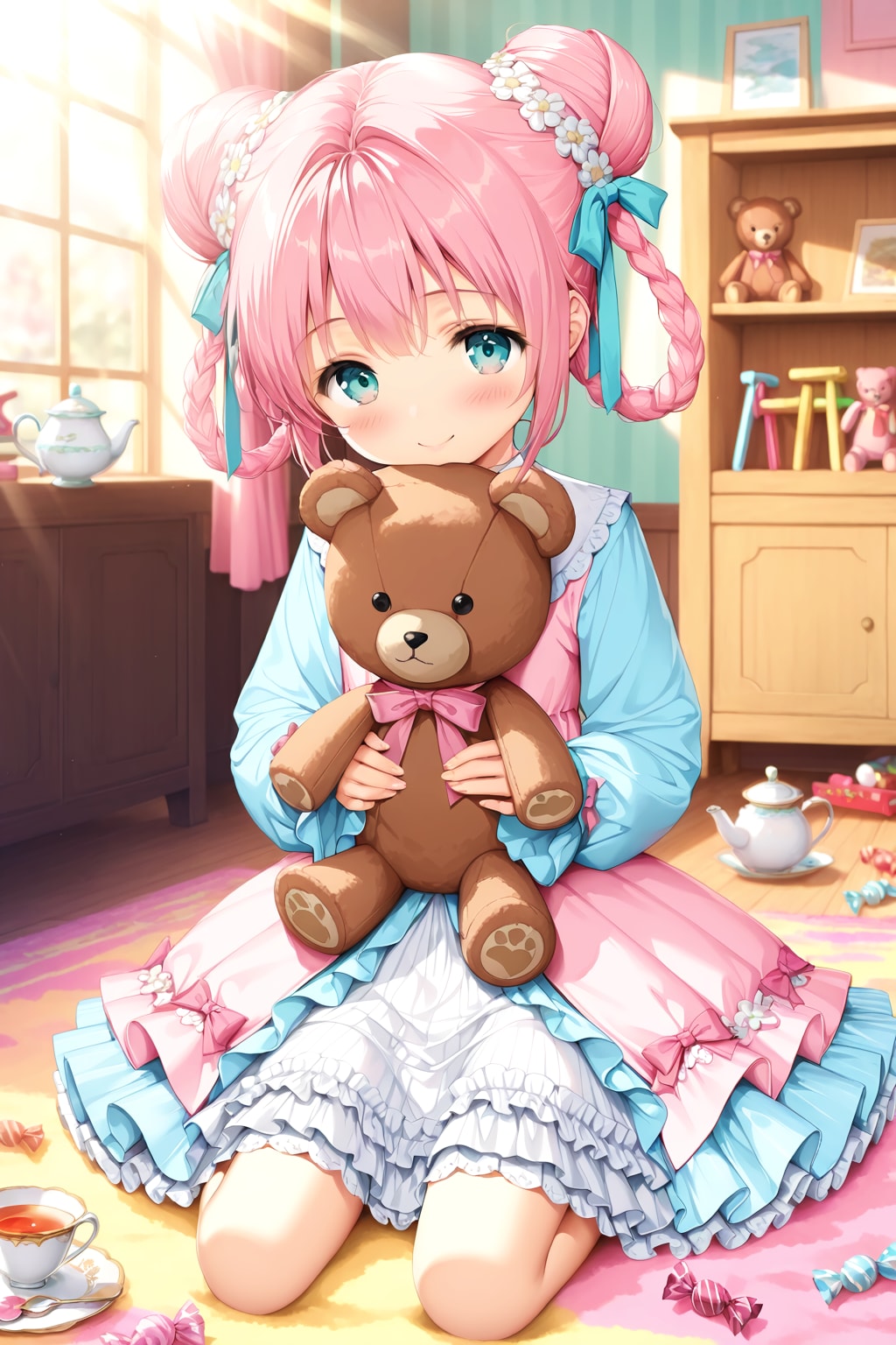 おもちゃの国のティータイム | の人気AIイラスト・グラビア