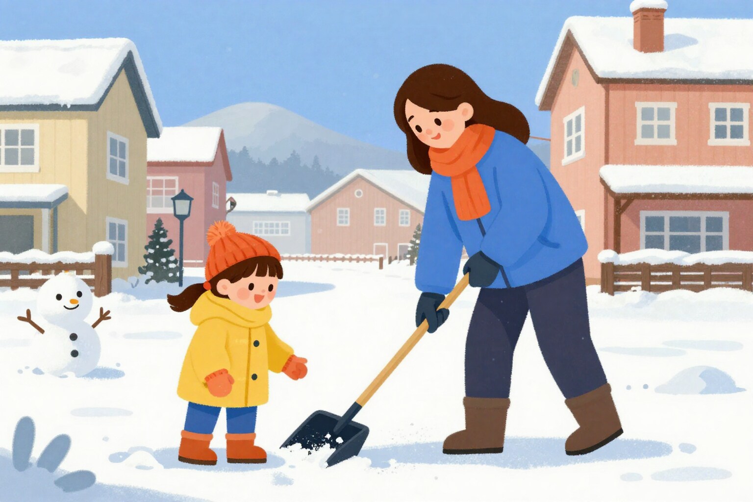 雪の日の遊び | の人気AIイラスト・グラビア