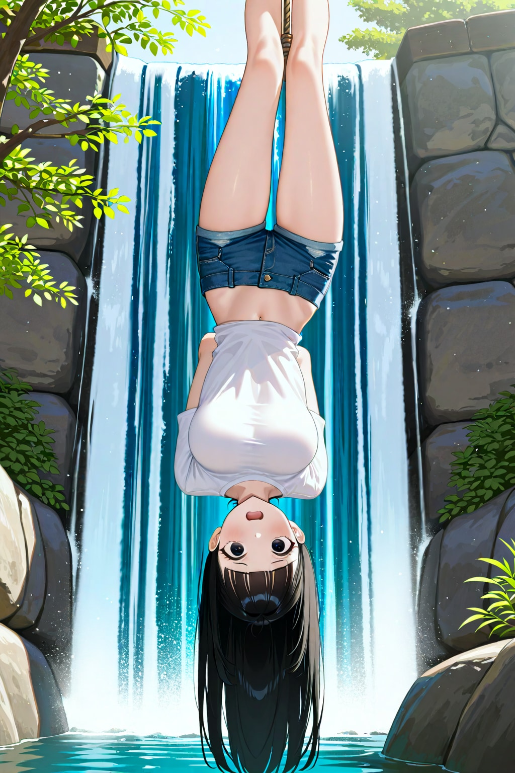 サキちゃんのバンジーチャレンジ