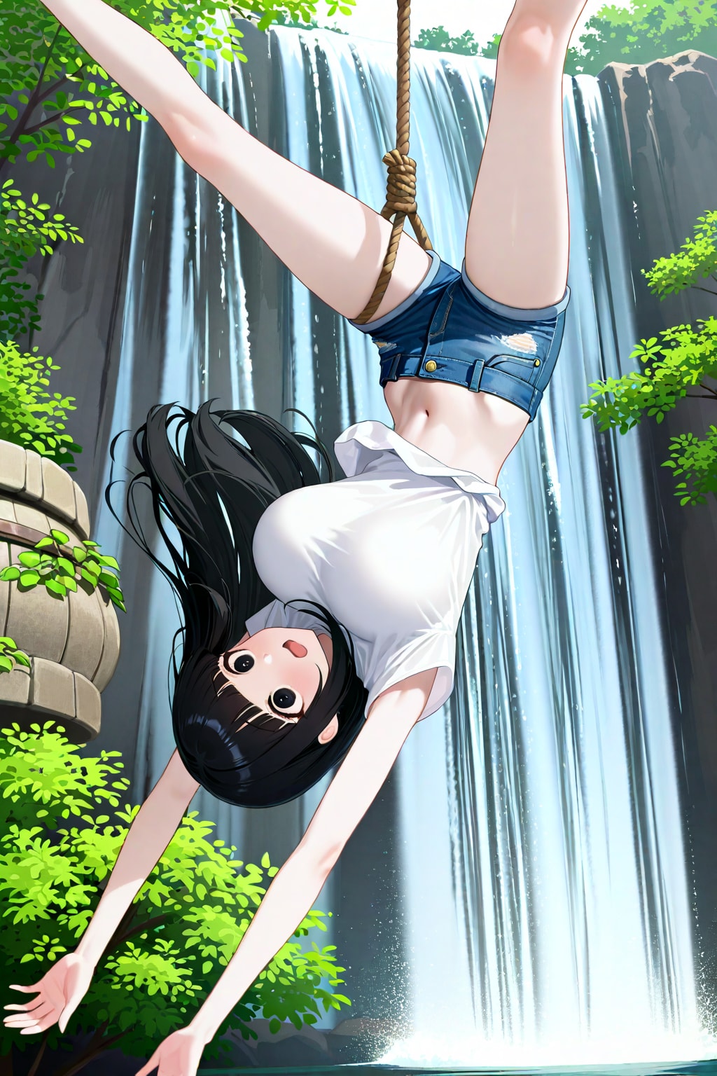 サキちゃんのバンジーチャレンジ