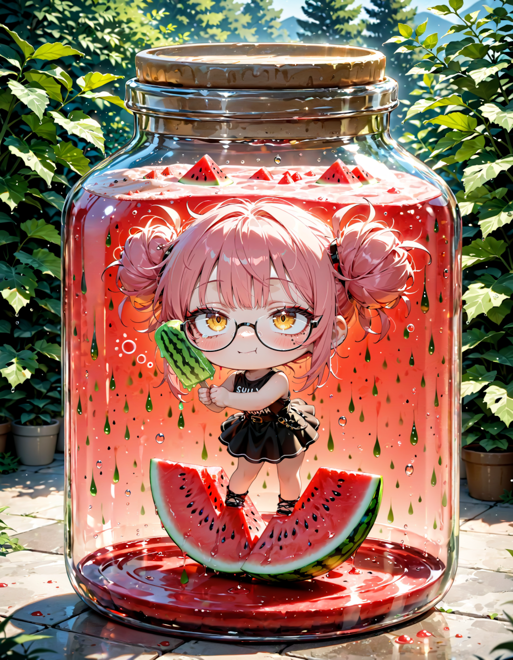 スイカの皮の味アイス